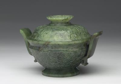 图片[2]-Jade incense burner, Qing dynasty, 1644-1911-China Archive